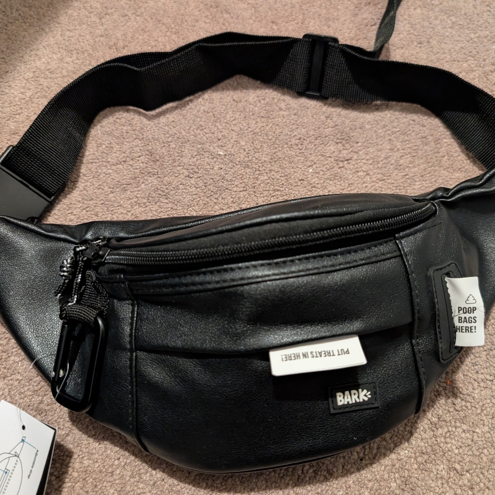 NWT BARK Black Fanny Pack